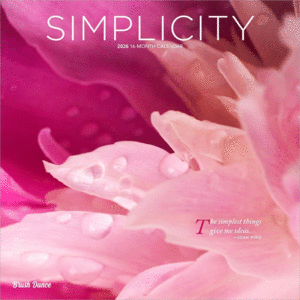 Brush Dance, Simplicity, 16 Month: calendario de pared 2026
