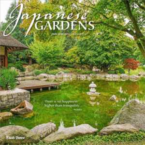 Brush Dance, Japanese Gardens, 16 Month: calendario de pared 2026