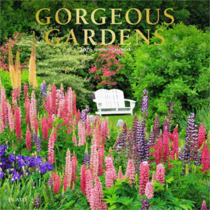 Gorgeous Gardens, 16 Month: calendario de pared 2026