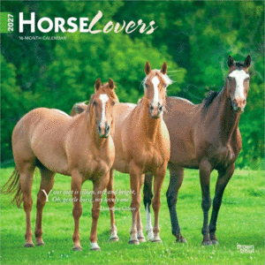 Horse Lovers, 16 Month: calendario de pared 2027