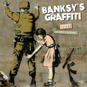 Banksy's Graffiti, Official, 16 Month: calendario de pared 2027
