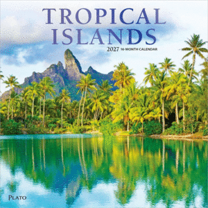 Tropical Islands, 16 Month: calendario de pared 2027