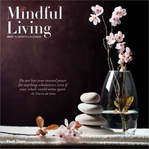 Mindful Living, 16 Month: calendario de pared 2027