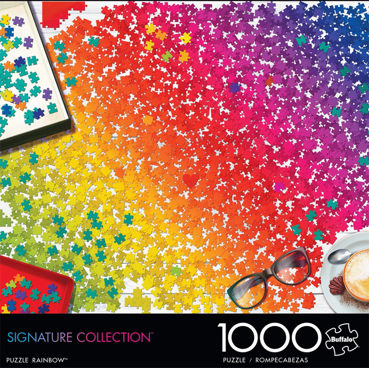 Rainbow: rompecabezas 1000 piezas. Rompecabezas. Cafebrería El