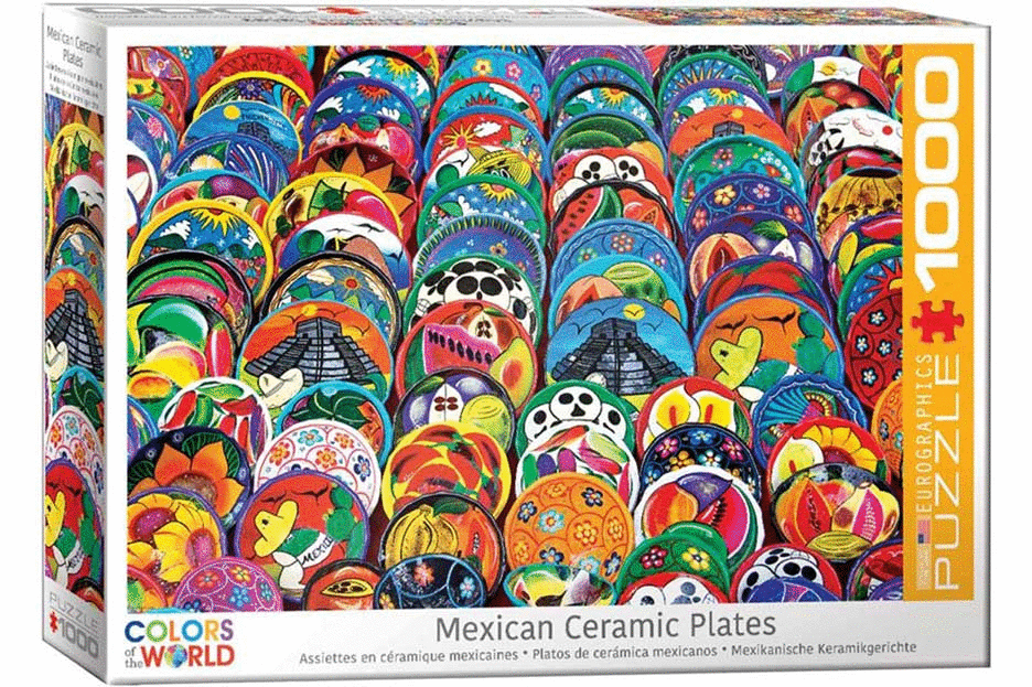 Mexican Plates: rompecabezas 1000 Rompecabezas. Cafebrería El Péndulo