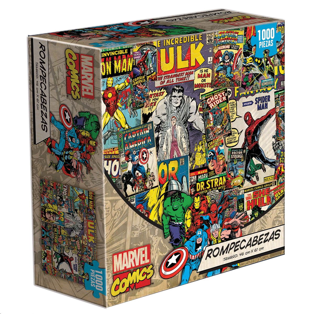 Marvel Comics: rompecabezas 1000 piezas. Cafebrería El Péndulo