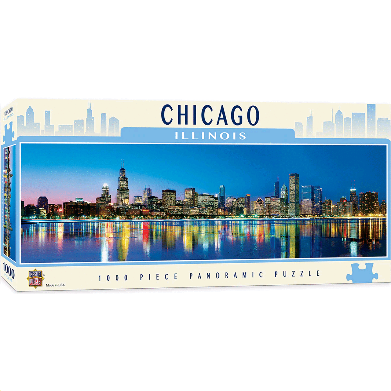 Chicago: panorámico 1000 piezas. El Péndulo