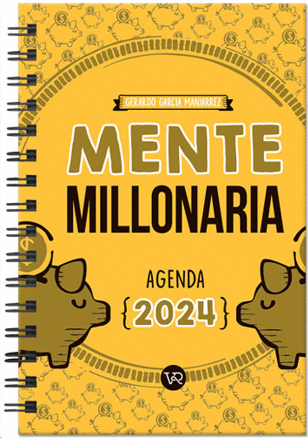 Mente millonaria: agenda 2024. Agendas. Cafebrería El Péndulo