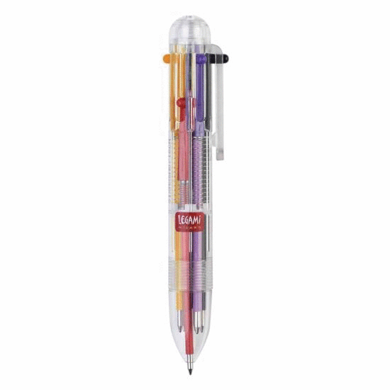 Boligrafo 6 Colores Legami Magic Rainbow. Bolígrafos y lápices infantiles .  La Superpapelería