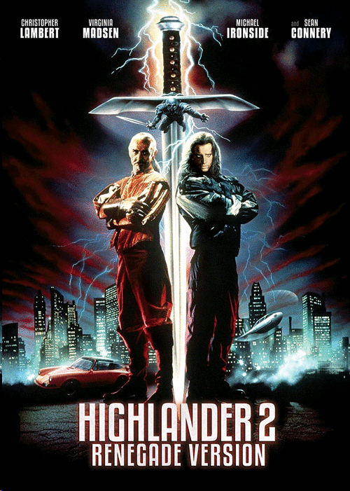 Highlander 2: Renegade Version (DVD). Mulcahy, Russell. Cine europeo.  Cafebrería El Péndulo