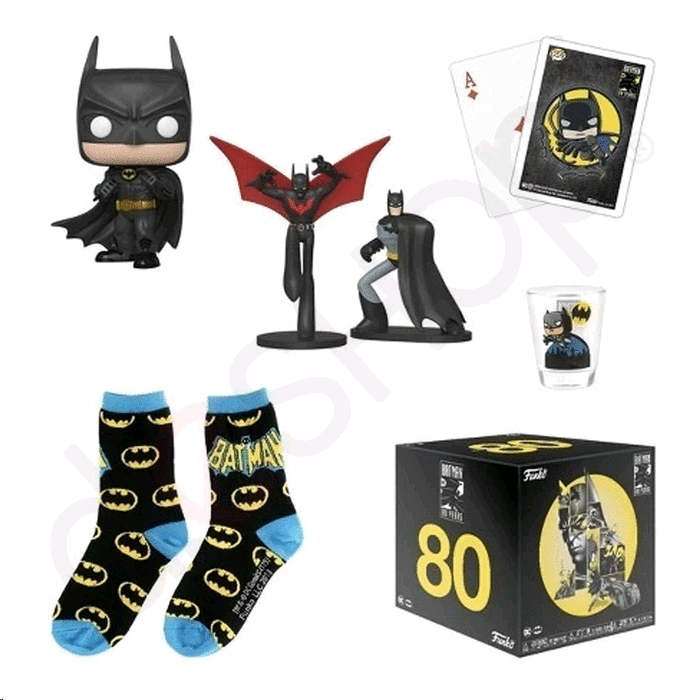 Batman 80th Box, Funko: Set coleccionable. Figuras coleccionables.  Cafebrería El Péndulo
