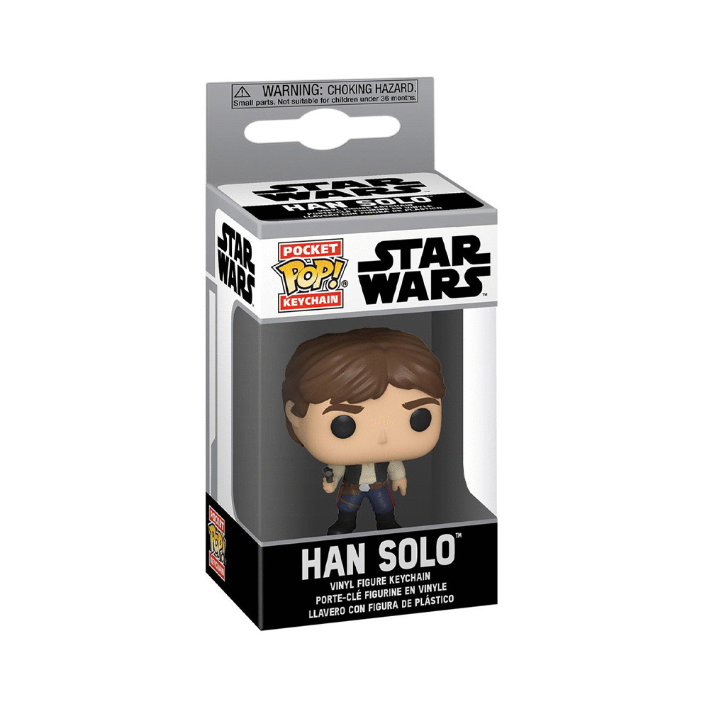 Star Wars, Han Solo, Funko Pop! Keychain: llavero coleccionable ...