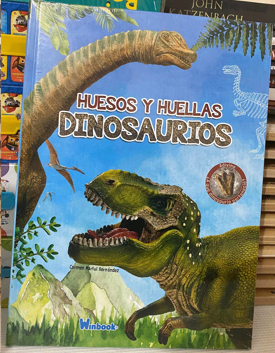 Dinosaurios. Huesos y huellas. Martul Hernández, Carmen. Libro en papel.  9788466239066 Cafebrería El Péndulo