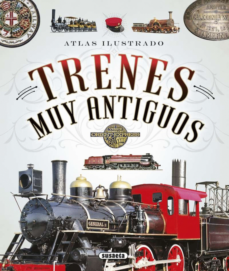 Búho escritorio vagón Atlas ilustrado de trenes muy antiguos. Fonseca, Andrea. Libro en papel.  9788467745498 Cafebrería El Péndulo