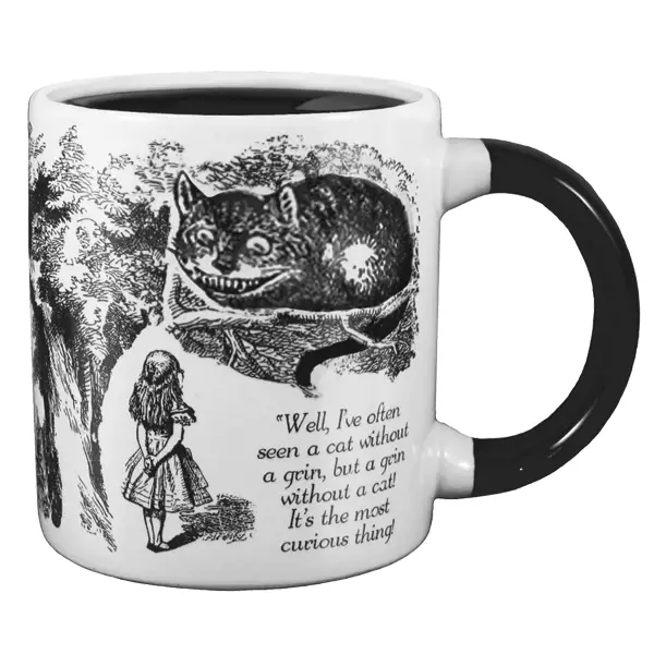 Disappearing Cheshire Cat, Magic Mug: taza mágica