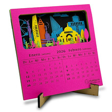 Ciudad de México: calendario pop-up de escritorio 2026