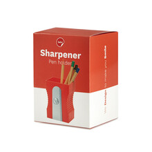 Sharpener Red, Pen Holder: portalápices