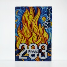 Fuego de la noche: rompecabezas de acrílico 203 piezas